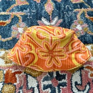 Dazey LA Sunny Chevy Graphic Print Corduroy Bucket Hat.